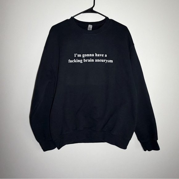 Gildan Black Graphic Sweatshirt - Picture 2 of 2